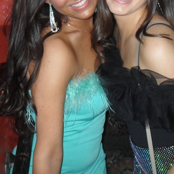 Aqua Mini Dress - Picture 5 of 7